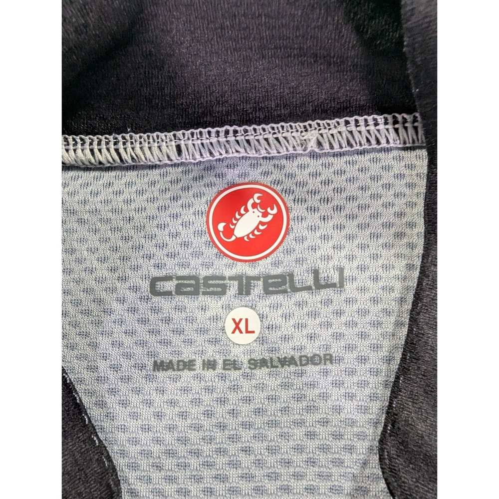 Castelli Competizione Short Sleeve Cycling Jersey Men's Size XL Black Geometric - Picture 13 of 16